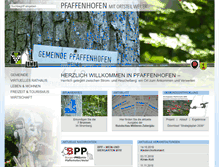 Tablet Screenshot of pfaffenhofen-wuertt.de